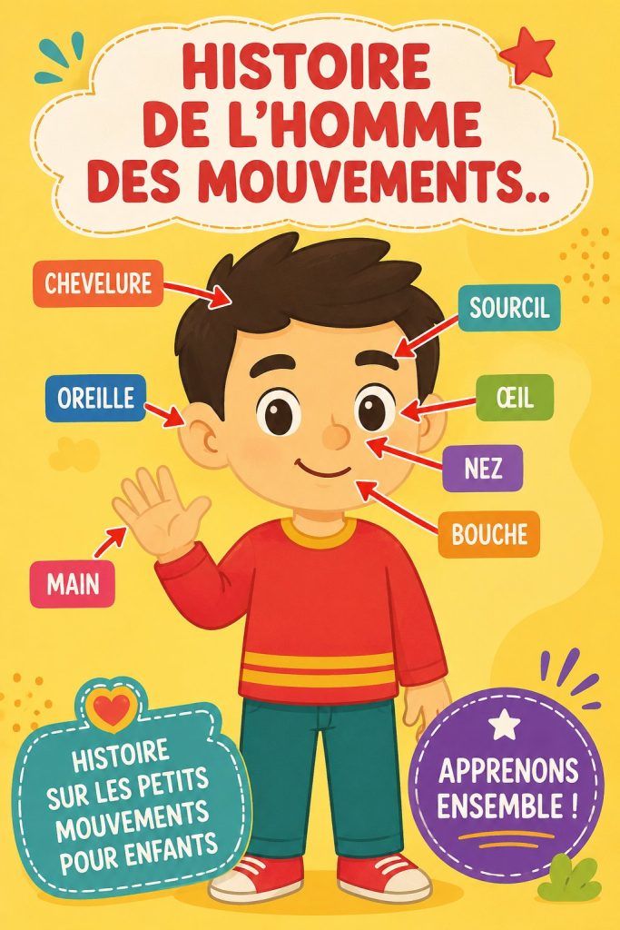 Illustration d'un enfant écoutant une histoire courte racontée par un parent.