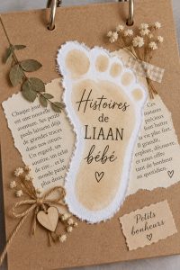 Image d'une petite fille vêtue à la mode LIAAN, entourée de jouets colorés