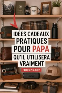 Un ensemble d'idées de cadeaux pratiques pour les papas