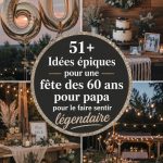 Une fête d'anniversaire colorée pour célébrer les 60 ans d'un père avec décorations et ballons.