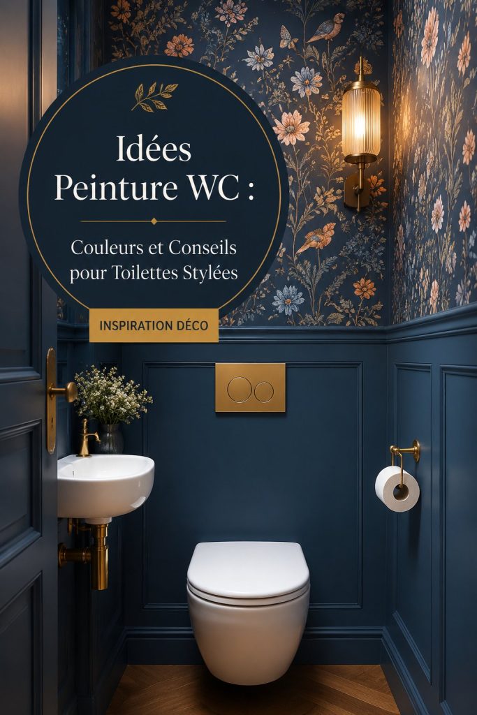 Peinture colorée pour des toilettes élégantes