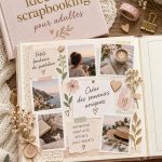 Un album de scrapbook coloré rempli de souvenirs créatifs et personnalisés