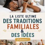 Famille réunie autour d'une activité traditionnelle, représentant l'unité et la joie.