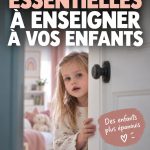 Une mère dialoguant avec son enfant pour établir des limites claires et précises.