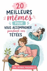 Mème humoristique sur l'allaitement