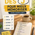 Etudiant utilisant la méthode des J pour améliorer sa mémoire