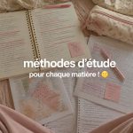 Étudiant en train d'étudier avec des méthodes adaptées à chaque matière.