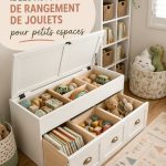 Organisation des jouets dans un petit espace avec des solutions astucieuses