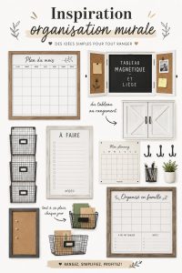 Inspiration pour une organisation murale esthétique et fonctionnelle