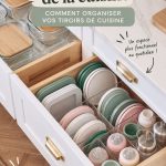 Cuisine organisée avec des tiroirs bien rangés