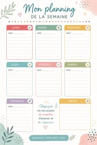 Une personne utilisant un planner harmonisé pour organiser sa maison avec des notes et des couleurs.