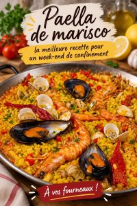 Recette de paella de marisco, un plat convivial à partager en famille