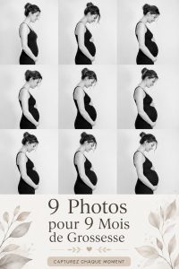 Futures mamans prenant des photos de leur grossesse en extérieur