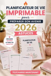 Image d'un planner organisé pour la vie étudiante en 2026.