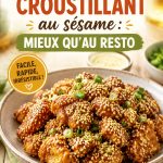 Recette de poulet croustillant au sésame, parfait pour les lunchboxes