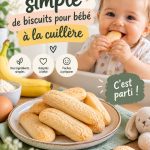 Une assiette colorée de biscuits à la cuillère pour bébé, prêts à être dégustés.