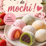Mochis maison préparés pour le goûter des enfants, garnis de fruits et chocolat.