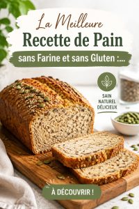 Pain sans farine et sans gluten décoré pour lunchbox enfant