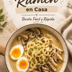 Un bol de ramen fait maison garni de légumes frais et d'œufs