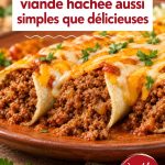 Une assiette de délicieux plats à base de viande hachée, parfaits pour toute la famille.