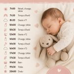 Maman prenant soin de son nouveau-né dans une routine quotidienne