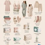 Sac d'hôpital préparé pour une future maman avec des essentiels de maternité.