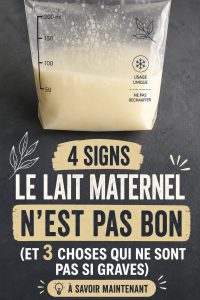 Image d'une mère allaitant son bébé, illustrant le lien et la préoccupation autour du lait maternel.
