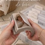 Photographie touchante d'un nouveau-né, capturant ses premiers moments.