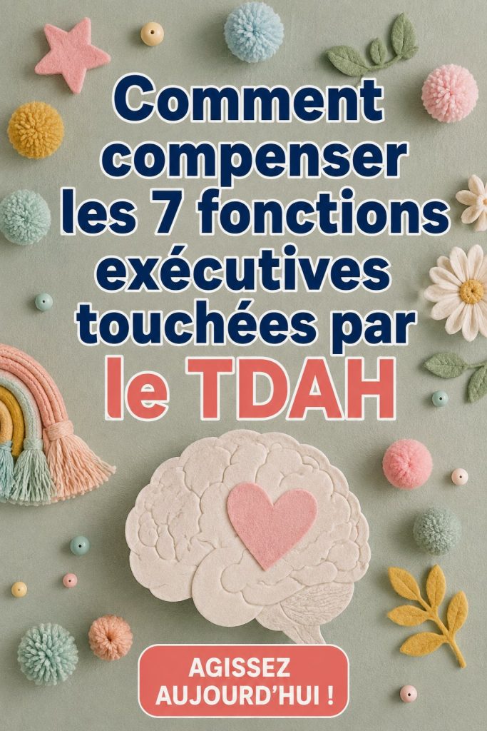Parent aide son enfant avec TDAH à gérer ses fonctions exécutives