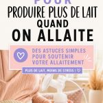 Maman allaitant son bébé avec un tire-lait