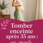 Femme enceinte souriante après 35 ans, heureuse et épanouie.