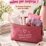 Trousse d'urgence pour règles avec essentiels pratiques