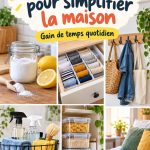 Une maison chaleureuse et bien décorée avec des astuces pratiques pour le quotidien.