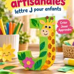 Activités artisanales inspirées de la lettre J avec des enfants heureux.
