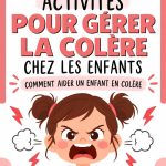 Un enfant en train de faire une activité créative pour gérer sa colère.