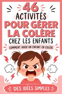 Un enfant en train de faire une activité créative pour gérer sa colère.