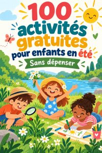 Des enfants s'amusent en plein air avec des activités estivales gratuites.