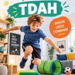 Garçon jouant à l'extérieur avec un ballon, symbolisant des activités pour les enfants hyperactifs.
