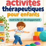Enfant s'amusant avec des activités manuelles pour améliorer sa motricité fine.