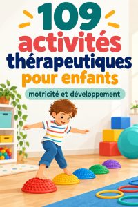 Enfant s'amusant avec des activités manuelles pour améliorer sa motricité fine.