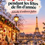 Paris illuminé pendant Noël avec des décorations féeriques