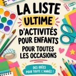 Des enfants s'amusant avec des activités manuelles colorées