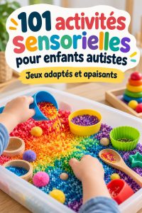 Un enfant jouant avec des activités sensorielles éducatives.
