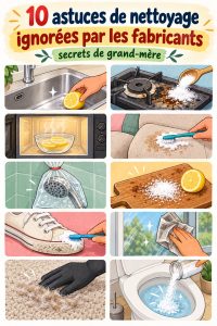 Une maman faisant le ménage avec des produits naturels et des outils adaptés