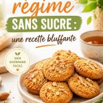 Recette de biscuits sans sucre, idéaux pour le goûter des enfants, présentés joliment dans une lunchbox.