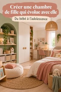 Chambre d'enfant adaptative au design moderne
