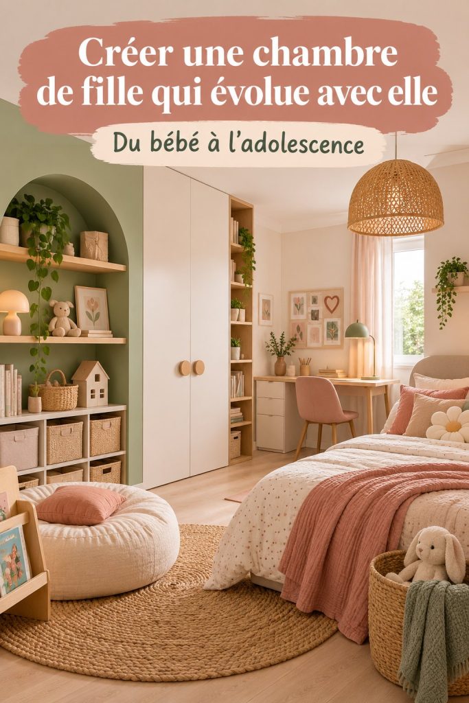 Chambre d'enfant adaptative au design moderne