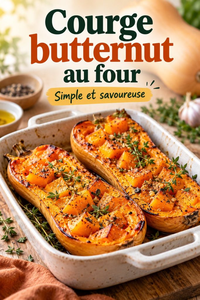 Un plat de courge butternut rôtie, idéal pour les lunchboxes enfants.