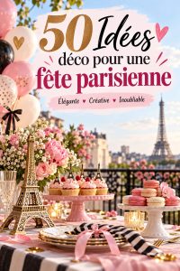 Décorations de fête stylées inspirées de Paris