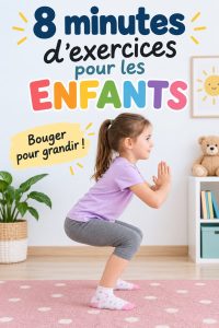 Enfants s'amusant à faire des exercices ensemble